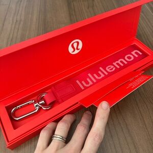 Lululemon Athletica limited edition never lost keychain